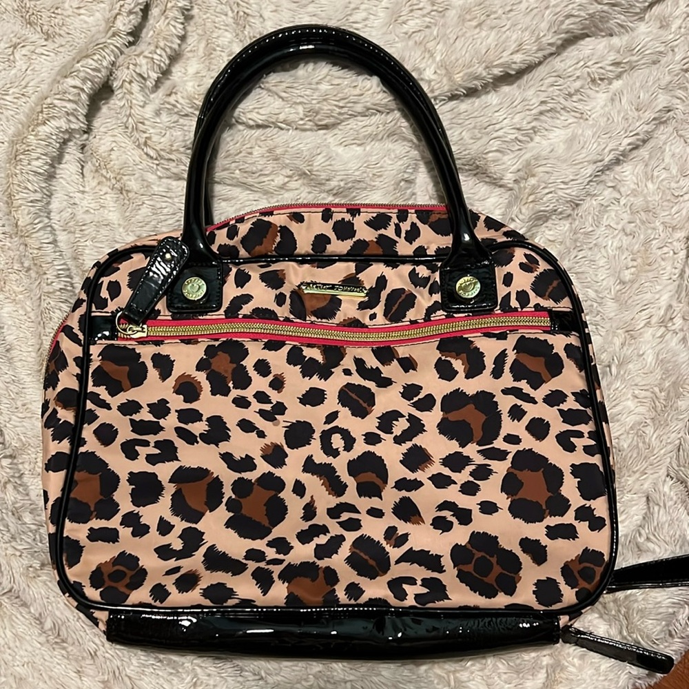 Betsey Johnson Animal Print Toiletry/Travel Bag